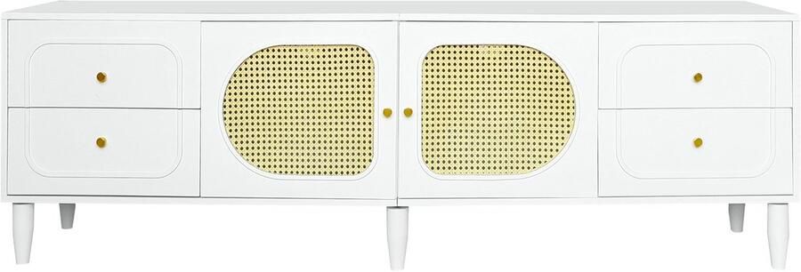 Gotagee TV-Kast TV-Meubel Ladenkast TV-Lowboard Opslagkast 180x40x56.5cm Woonkamerkast