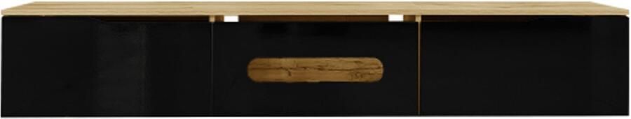 Gotagee TV-Meubel 180 cm Hoogglans met 16-kleurige LED-verlichting wandmontage mogelijk