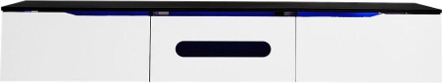 Gotagee TV-Meubel 180 cm Hoogglans met 16-kleurige LED-verlichting wandmontage mogelijk
