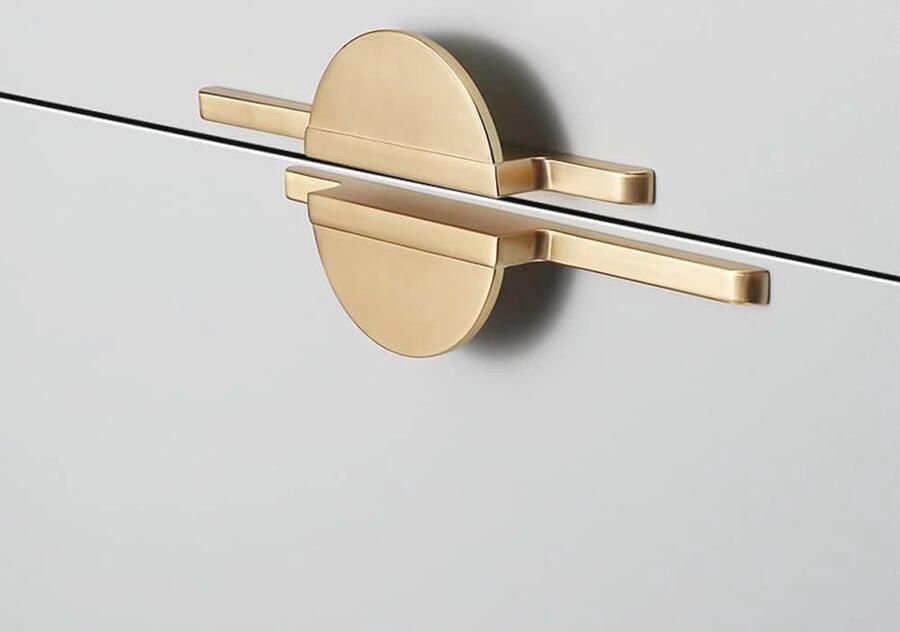 Gouden kastgrepen 64 mm Elegante meubelgrepen voor keuken en badkamer