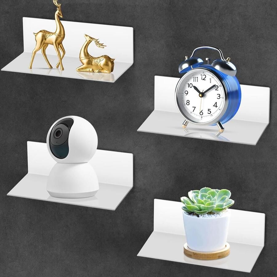 Gouden wandrek metaal 3-delige set stijlvol en decoratief hangrek loft wandrek rekken voor wanddecoratie in woonkamer slaapkamer badkamer cafÃ© en hotel