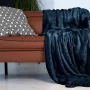 Gräfenstayn knuffeldeken fluffy & super zacht hoge kwaliteit fleece deken ook perfect als woondeken sprei sofa deken & zomerdeken geschikt elegante gooideken voor sofa & bank (Paars 240x220 cm) - Thumbnail 2