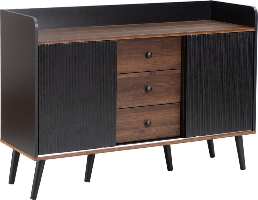 Gran Vida Dressoir Modern Design met Verfijnde Details Zwart