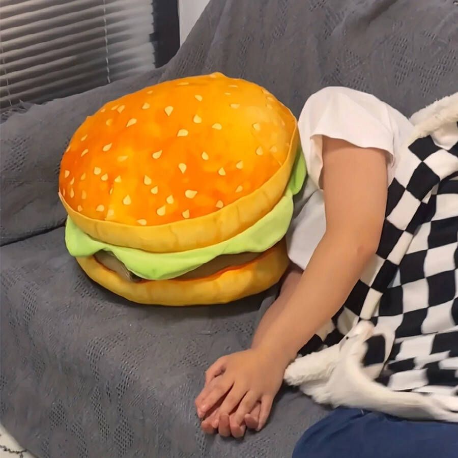 Grappig hamburger kussen 2 in 1 Stoel kussen Bank Bed Decoratief Cadeau Kado artikel Goede kwaliteit