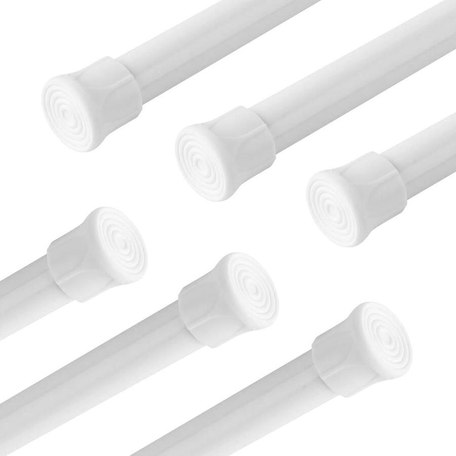 Green Harmony Gordijnroede zonder boren Telescoopstang Klemstang voor kledingkast Douchegordijnstang Doe-het-zelfprojecten Badkamer 30-50 cm gordijnroede zonder boren 300cm