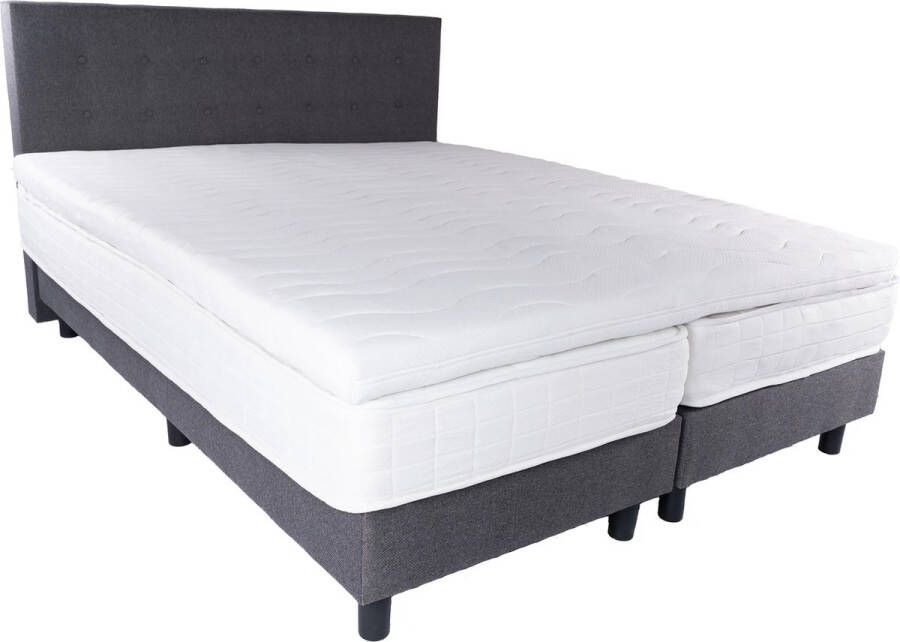 Grey Horizon Boxspring V1 160x200cm Grijs
