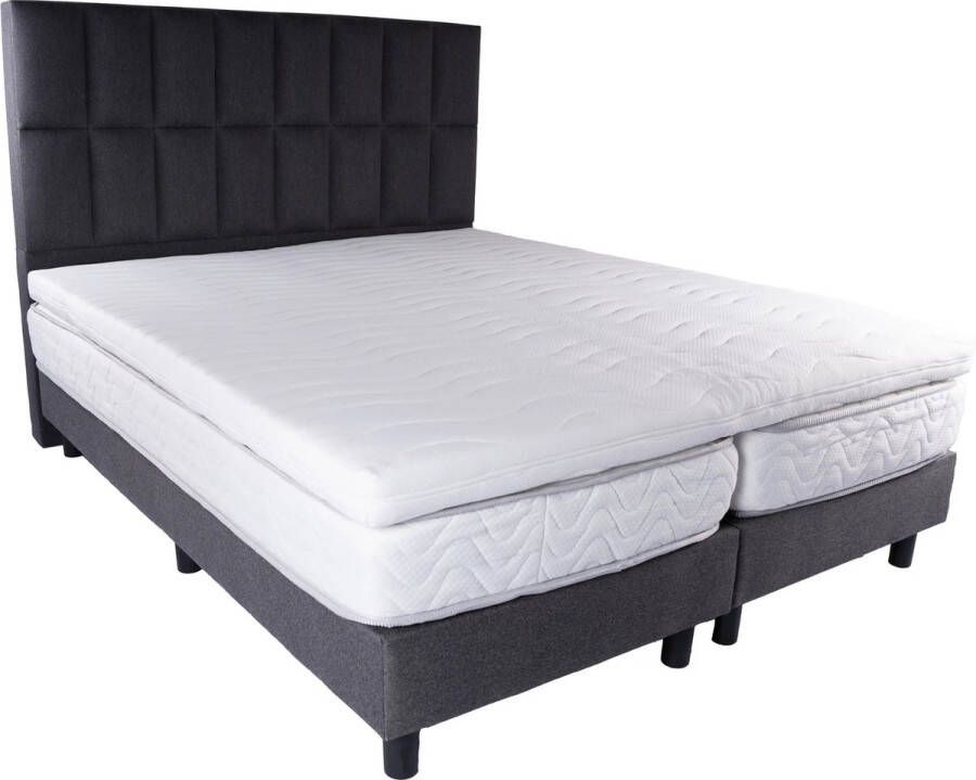 Grey Horizon Boxspring V2 160x200cm Grijs