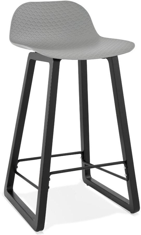 Grijze Snackkruk Barkruk Ultiem Comfort Zithoogte 69 cm