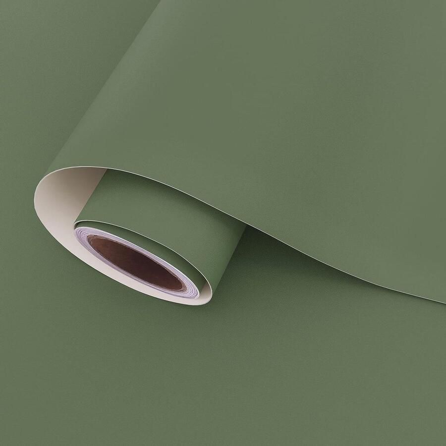 Groen contactpapier schil en stok behang voor woonkamer wasbare vinyl kast cover kleverige achterkant plastic keuken werkblad bekleding kast slaapkamer kledingkast meubels sticker 81 cm × 3