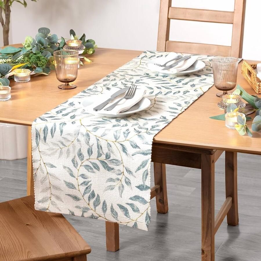 Groene Tafelloper voor Binnen en Buiten Stijlvol en Duurzaam