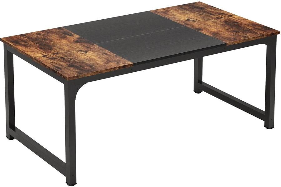 Corenia Groot Laptop Computer Bureau 70 x 31 Rechthoekig Staand Bureau Modern Computerbureau Werkstation voor Thuiskantoor Zwart Kantoorbureau Computertafel Studiebureau