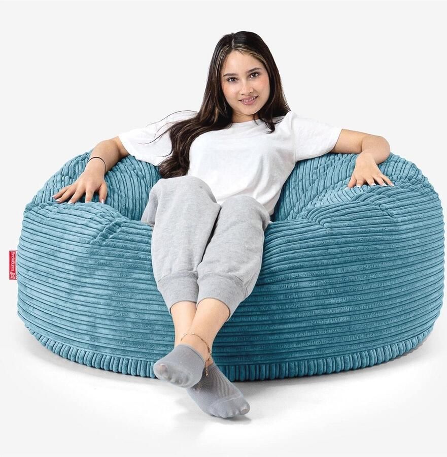 Grote Comfortabele Zitzak met Vlekkenwerende Laag Verkrijgbaar in Kleuren