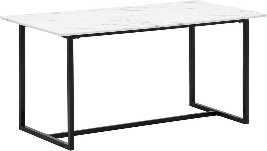 Grote eetkamer tafel rechthoekige marmeren looktafel moderne eettafel stoelen 8 stevig ontwerp 180 cm x 90 cm x 76 cm