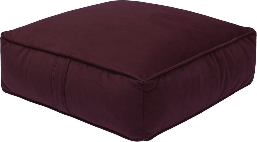 Grote Fluwelen Zitzak Pouffe voor de Woonkamer Comfortabel en Lichtgewicht Lounge Kussen Ergonomisch Ontwerp