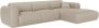 Maison Céphy Grote hoekbank met hoek rechts van beige gechineerde stof POGNI van L 280 cm x H 73 cm x D 165 cm - Thumbnail 2