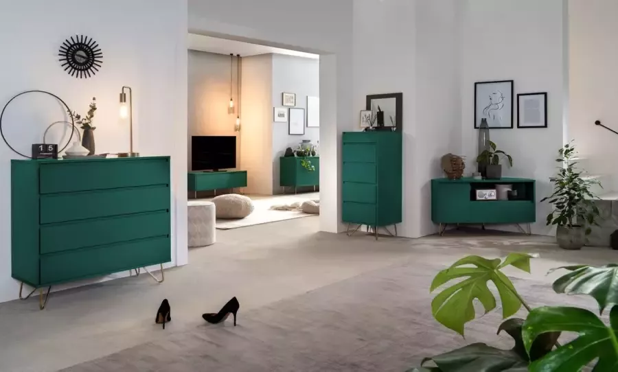 SalesFever Kast Bolton Stijlvol dressoir in mooie kleuren dressoir halkast sidetable - Foto 6