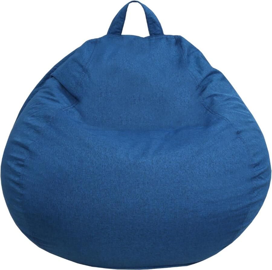 Grote Peervorm Zitzak Zacht en Comfortabel 80 x 70 cm Machinewasbaar Perfect voor Jongeren en Volwassenen