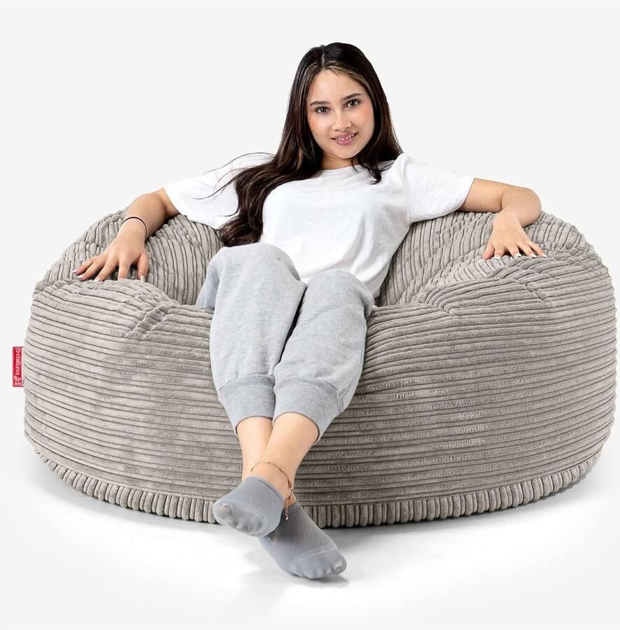 Grote Poef Zitzak Comfortabele Lounger voor Kinderen en Volwassenen