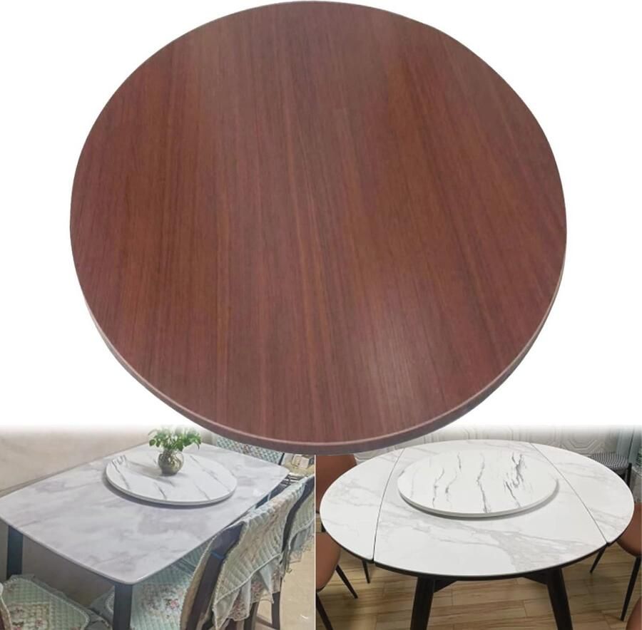 Grote Roterende Serveertafel Houten Draaitafel voor Eettafel & Keuken