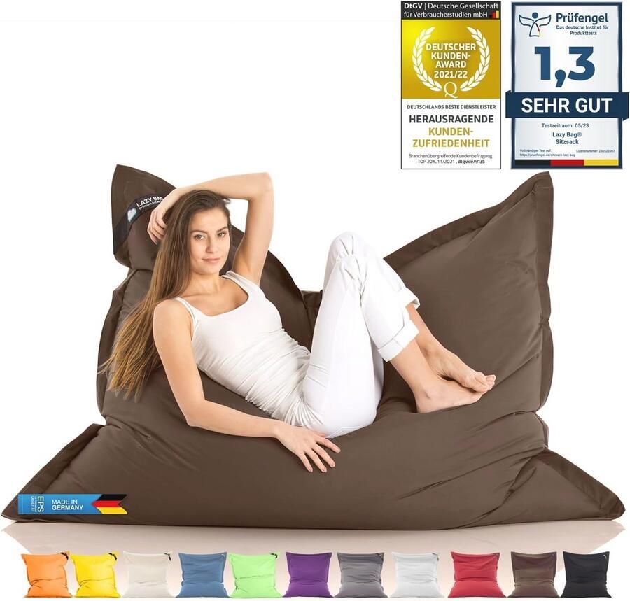 Grote Waterdichte Zitzak XXL voor Binnen en Buiten Ergonomisch Zitcomfort