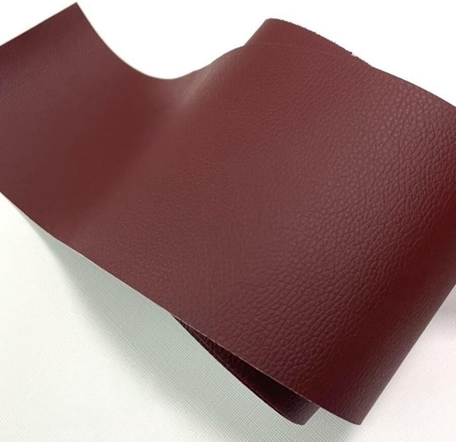 Gsedaox-Zelfklevend Leer-1 Rol-leer reparatie set-7.6cmX152cm-Geschikt voor Autostoelen Meubels Jassen Banken Rugzakken-Bordeauxrood