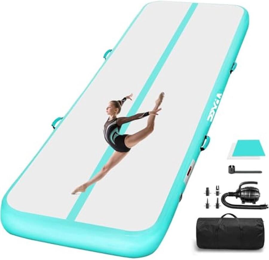 Opblaasbare Gymnastiekmat voor Thuis Air Track Mat voor Yoga Taekwondo en Fitness