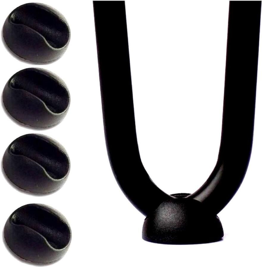 Haarspeld Beenbeschermer Cover Nieuwe Strakkere Vloerglijders Vier Pak 10 mm Stalen Haarspeld Tafelpoten Vloerbeschermer