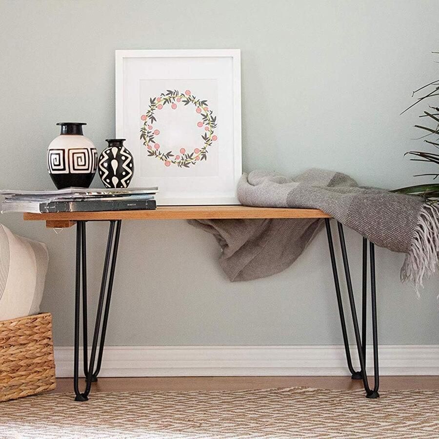 Haarspeld Beenbeschermer Voeten Siliconen Clip voor Stoel Voetbeschermer DIY Meubels 12 Stuks Zwart