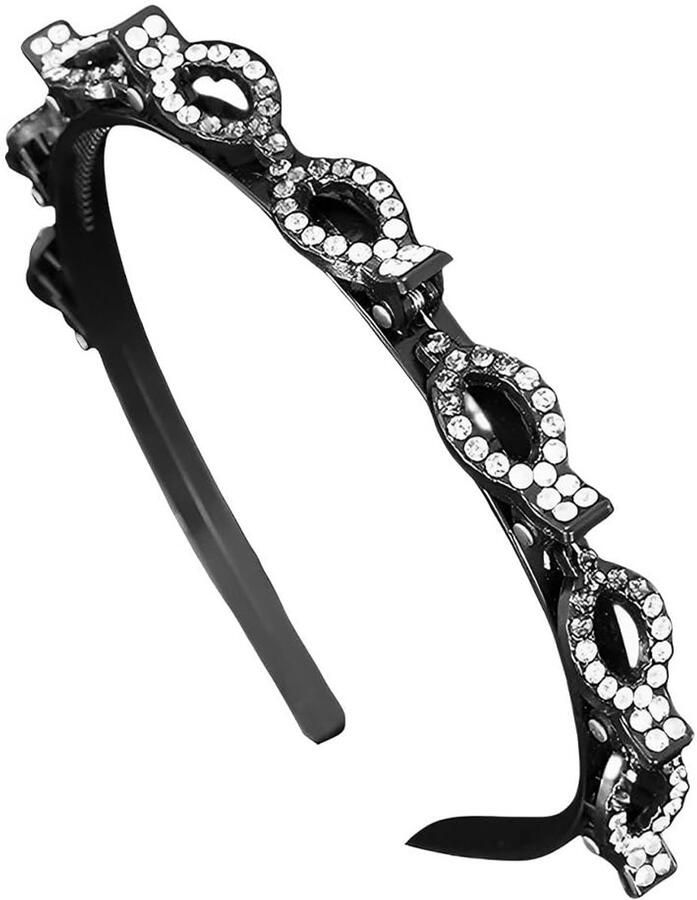 Hairpin hair band with hair clips hairpin with hairpin with hair clips double fringe hairpin hair band with clip