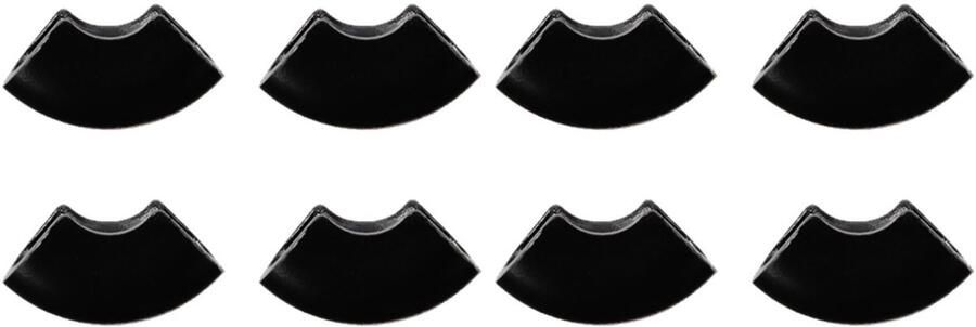 Hairpin Legs 8 Pieces Hairpin Leg Guards Rubber Legs Shaped Covers End to Legs Plastic Metal Legs Protection Table U Floor Caps Leg Hairpin