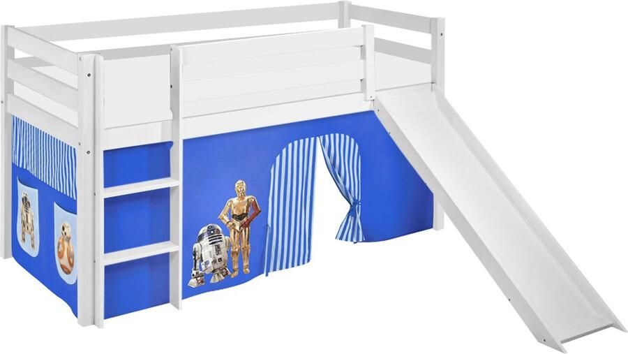 Halfhoogslaper Star Wars Blauw met tent en glijbaan - Foto 2