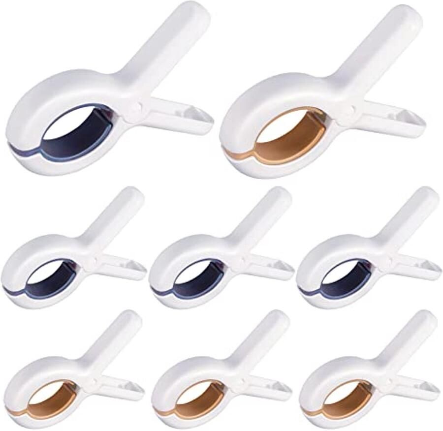 Handdoekklemmen 8 stuks Winddichte Clips voor Strandhanddoeken en Badhanddoeken