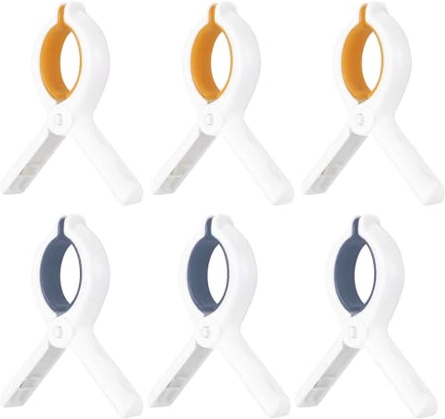 Handdoekklemmen voor strandligstoelen en baden – 6 stuks