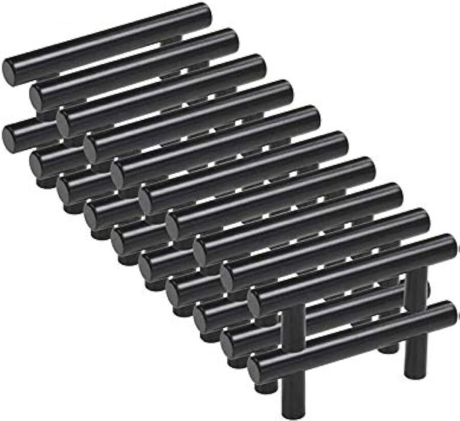 Handgreep Kastgreep- Roestvrij staal Meubelgreep voor Kast Keukenkast Lade en Meubels-Zwart