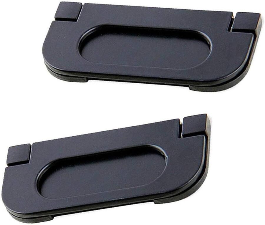 Handgreep klassiek zwart Aluminium 2 Stuks Handgrepen keukenkastjes Handgrepen voor deurtjes Handgrepen Kast Handgreep keukenkastjes Handgreep kast Meubelbeslag Keukengreep deurgreep zwart