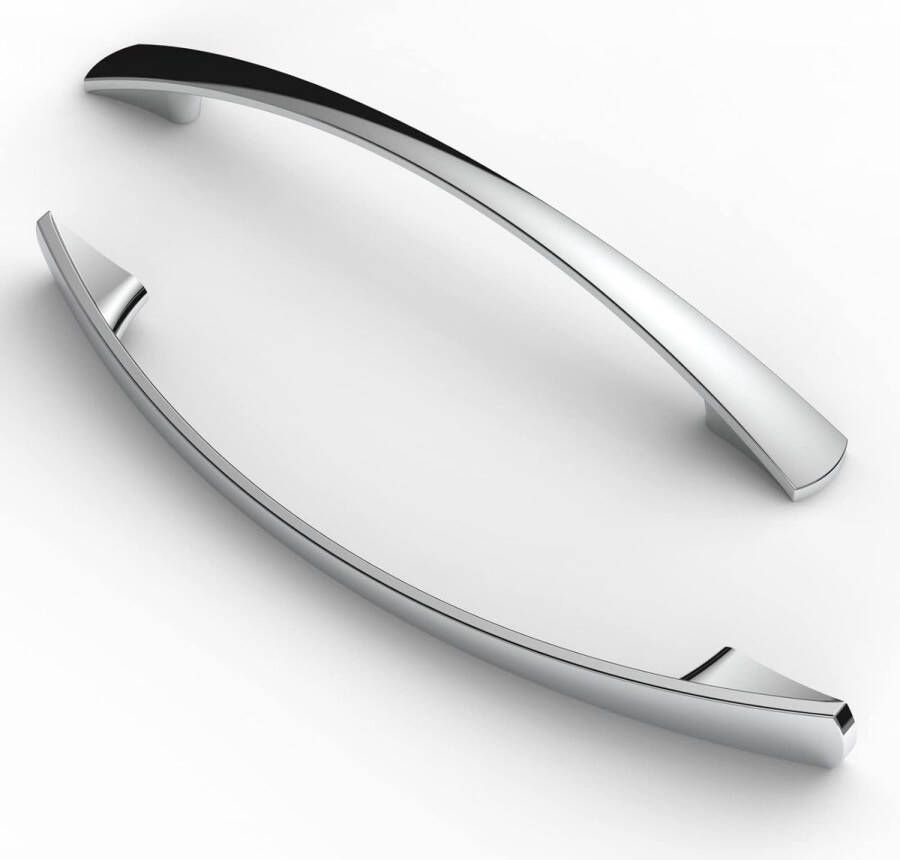 Handgrepen 10 stuks 128 mm gatafstand meubelgrepen kastgrepen keukengrepen handgrepen meubelgrepen ladegrepen chroom