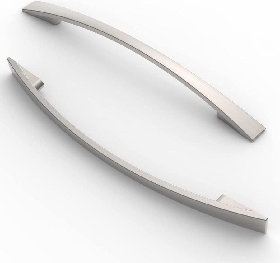 Handgrepen 10 stuks 160 mm gatafstand meubelgrepen kastgrepen keukengrepen handgrepen meubels ladegrepen geborsteld satijn nikkel