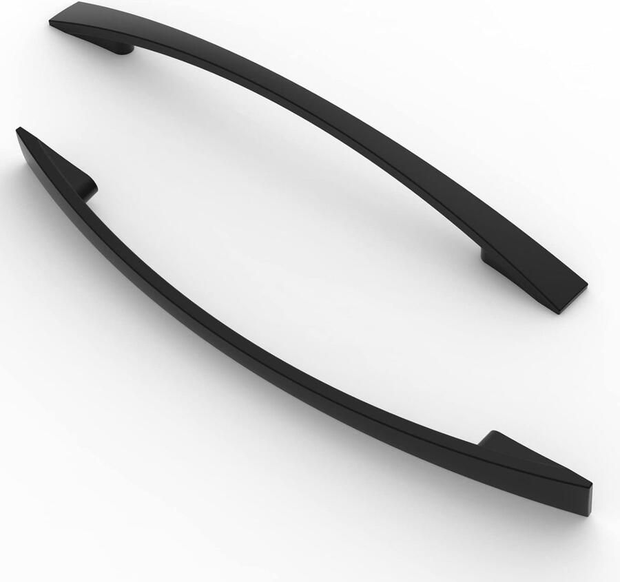 Handgrepen 10 stuks gatafstand 160 mm meubelgrepen kastgrepen keukengrepen grepen meubels ladegrepen handgrepen voor keukenkasten kasten meubelgrepen ladegrepen mat zwart