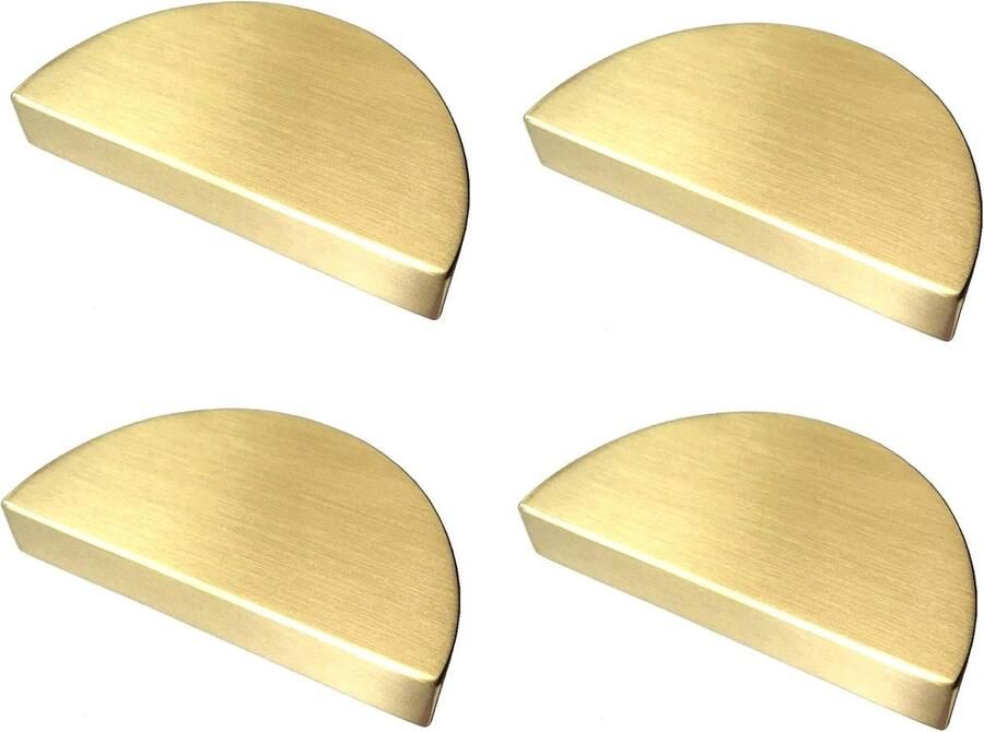 Handgrepen kast 4 Stuks Aluminium Handgreep Goud Gatafstand 64 mm Handgreep Keukenkastjes Handgrepen voor Deurtjes Kastgrepen Meubelgreep Incl schroeven Geschikt voor keukenkasten lade kledingkasten