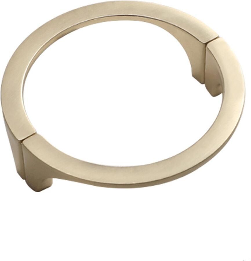 Handgrepen voor kastaccessoires stijlvolle gouden koperen handgrepen met dubbele gaten geschikt voor laden kledingkasten tv-kasten 4 stuks