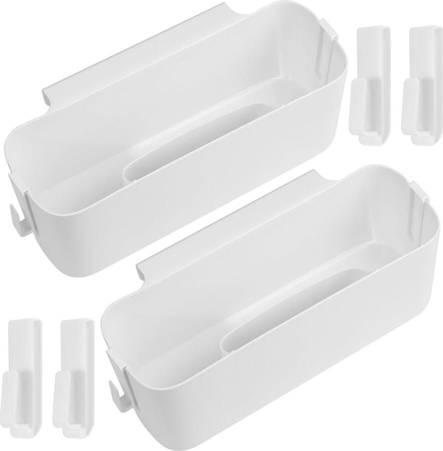 Unyqoos Multifunctionele Hangende Bed Organizer met Haken voor Thuis en Kantoor