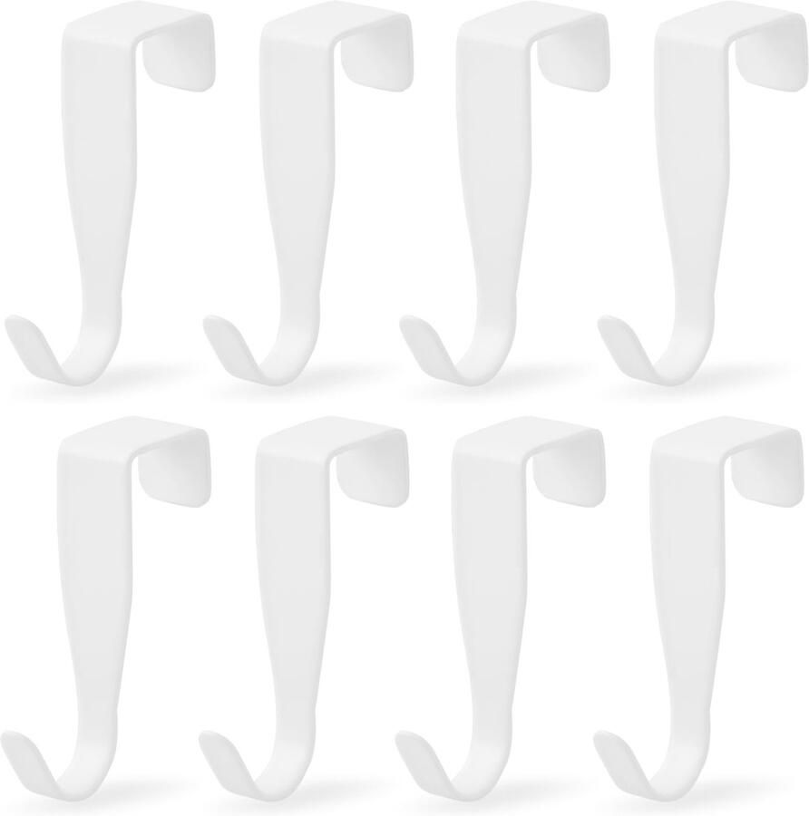 Handige Set van 8 Roestvrij Stalen S-vormige Deurhaken Voor Toepassingen