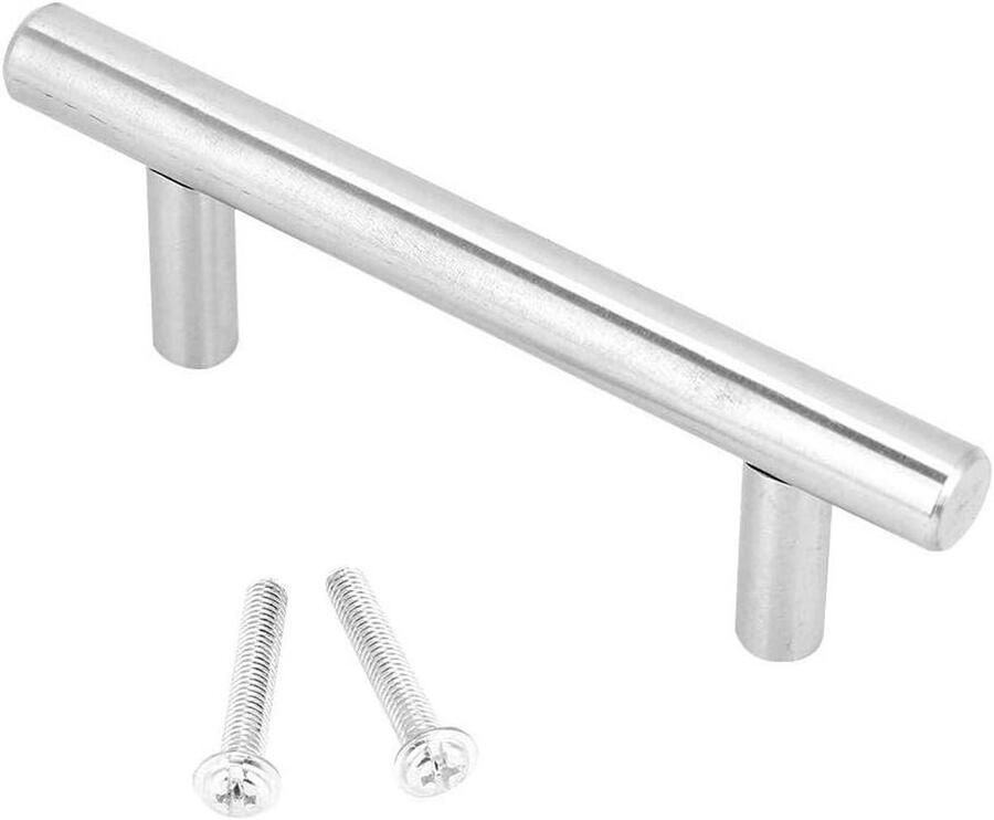 Handvatten Roestvrij Staal T Bar Kast Pull Handgrepen Knoppen Keuken Deur Handvat voor Meubels (150mm)