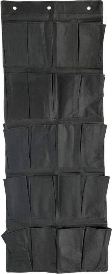 Hangende schoenenzak voor deur 10 paar schoenen opbergen Zwart Schoenenkast organizer Opbergsysteem