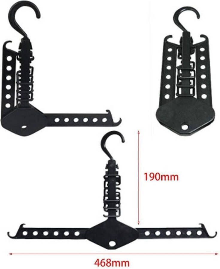 Hanger Rack Space Saver Opvouwbare Hanger Multifunctioneel Magisch Kledingrek
