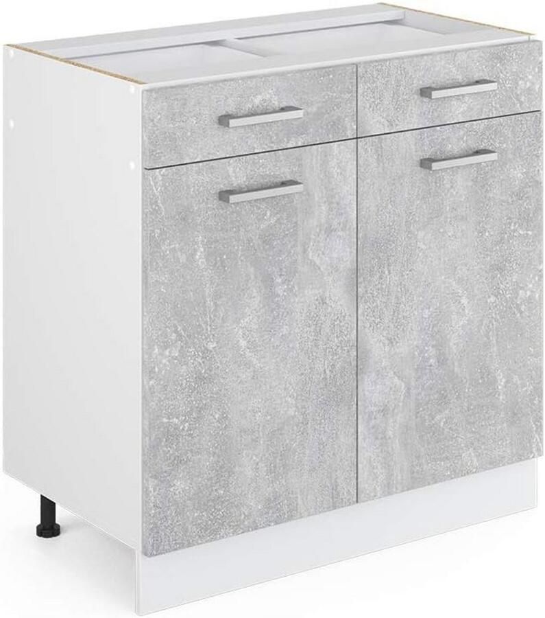 Hangkast en Onderkast Keukenblok – Hoogwaardige Keukenmodules in Antraciet en Wit