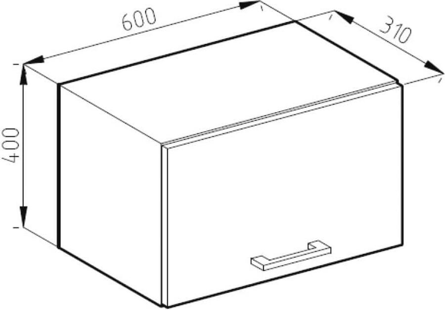 Keukenkast en Onderkast voor een Stijlvolle Keuken Verkrijgbaar in Antraciet en Wit - Foto 3