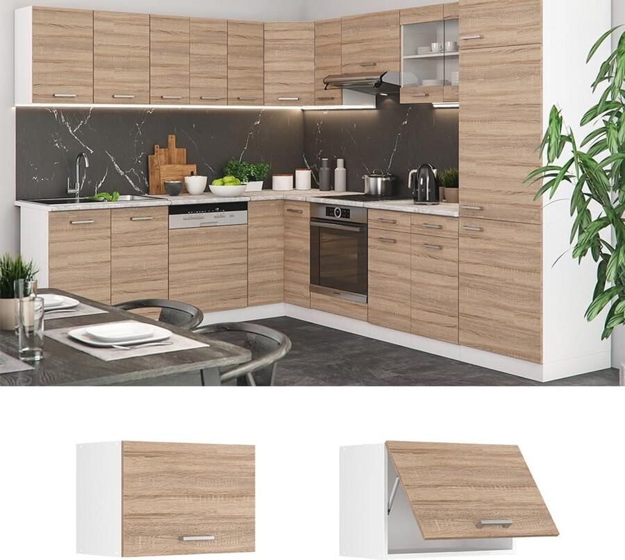 Keukenkast en Onderkast voor een Stijlvolle Keuken Verkrijgbaar in Antraciet en Wit