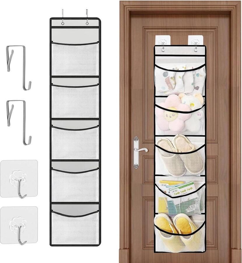 Hangrek Deurorganizer Praktische Kledingoplossing 1 Stuk 130 x 32 5 cm