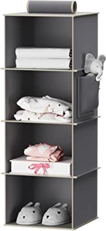 Hangrek stabiele hangorganizer kledingkast organizer – Grijs